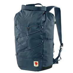 Plecak miejski High Coast Rolltop 26. Niebieskie plecaki męskie Fjällräven, bez wzorów, sportowe. Za 463.85 zł.