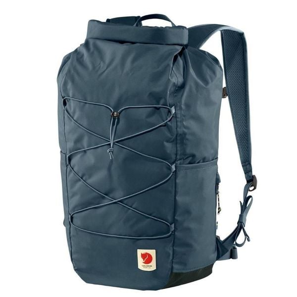 Plecak miejski High Coast Rolltop 26. Niebieskie plecaki damskie Fjällräven, bez wzorów, sportowe. Za 463.85 zł.