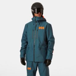 Kurtka narciarska Helly Hansen Garibaldi 2.0. Zielone kurtki sportowe męskie Helly Hansen, na zimę, l, bez wzorów, bez kaptura, narciarskie. W wyprzedaży za 1,689.00 zł.