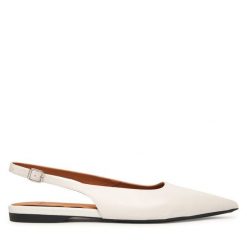 Baleriny Vagabond Shoemakers. Białe balerinki damskie Vagabond Shoemakers, bez wzorów, bez obcasa, bez zapięcia. Za 449.99 zł.