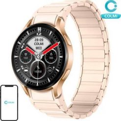 Smartwatch Colmi Smartwatch Colmi i28 Ultra z magnetycznym paskiem (złoty). Żółte zegarki smartwatch Colmi, bez wzorów. Za 189.00 zł.