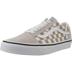 Buty VANS OLD SKOOL Beżowy. Brązowe obuwie trekkingowe damskie Vans, ze skóry, bez zapięcia. Za 409.99 zł.