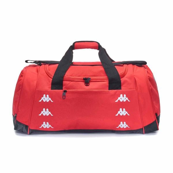 Torba sportowa Kappa Grenno. Czerwone torby sportowe męskie Kappa, bez wzorów. Za 263.50 zł.