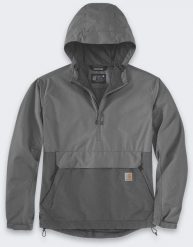 Kurtka Carhartt Anorak Rain Defender Light Gravel. Kurtki męskie Carhartt, m, bez wzorów, bez kaptura. Za 370.17 zł.