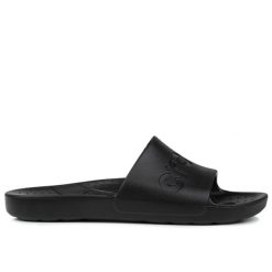 Klapki męskie na basen Crocs SLIDE. Zielone klapki męskie Crocs, bez wzorów, bez zapięcia. Za 119.00 zł.
