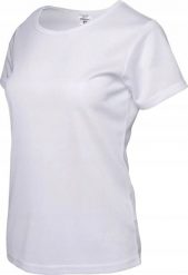 MARTES ESSENTIALS Damska Koszulka z krótkim rękawem LADY DILLION. Bluzki damskie MARTES ESSENTIALS, bez wzorów, bez kołnierzyka, bez ramiączek. Za 26.14 zł.