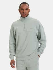 Tommy Hilfiger Bluza Essential UM0UM03909 Zielony jasny Regular Fit. Zielone bluzy męskie Tommy Hilfiger, m, bez wzorów, z bawełny, bez ramiączek, bez kaptura. Za 329.99 zł.