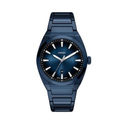 Zegarek Fossil. Niebieskie zegarki męskie FOSSIL, bez wzorów. Za 979.99 zł.