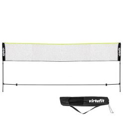 Siatka do badmintona i tenisa - 510 cm - torba w komplecie. Czarne torby podróżne damskie VIRTUFIT, bez wzorów, z materiału. Za 253.00 zł.