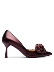 HÖGL Szpilki Rose Pumps 2-107021-48000 Bordowy. Czerwone szpilki damskie HÖGL, bez wzorów, ze skóry, bez obcasa, na szpilce, bez zapięcia. Za 1,049.00 zł.