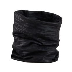 Komin do biegania Kiprun Warm+ ocieplany. Czarne szaliki męskie KIPRUN, bez wzorów, z elastanu. Za 29.99 zł.