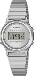 Zegarek Casio Vintage Zegarek damski Casio LA700WE-7AEF srebrny. Szare zegarki damskie Casio Vintage, srebrne. Za 183.73 zł.