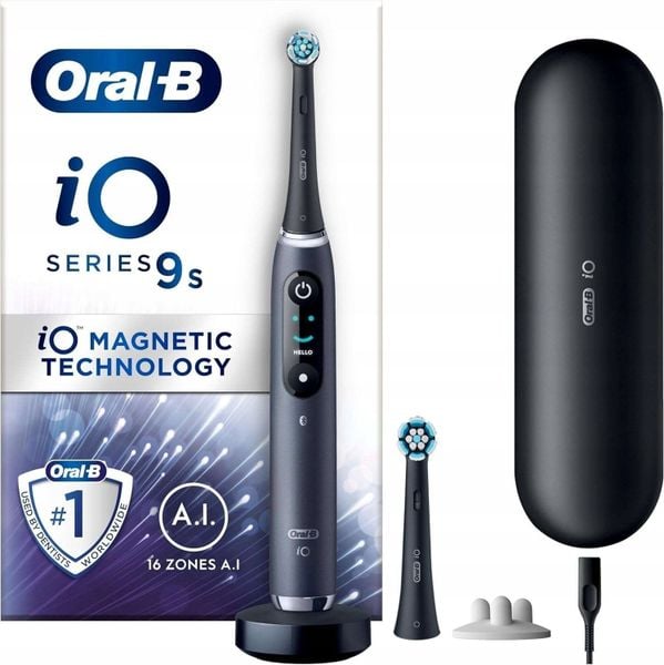 Szczoteczka Oral-B iO Series 9s electric toothbrush, black. Czarne szczoteczki elektryczne Oral-B. Za 1,300.74 zł.