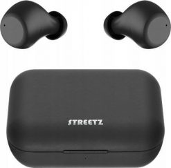 Słuchawki Streetz STREETZ True Belaidės Stereo į ausis įkišamos, dual ausinės, charge case, juodas. Słuchawki dokanałowe Streetz. Za 140.36 zł.