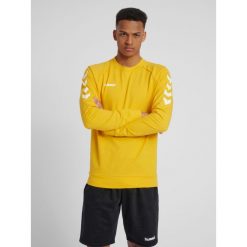 Bluza do piłki ręcznej męska Hummel Go Cotton Sweatshirt. Brązowe bluzy męskie Hummel, m, bez wzorów, sportowe, bez ramiączek, bez kaptura. Za 70.00 zł.