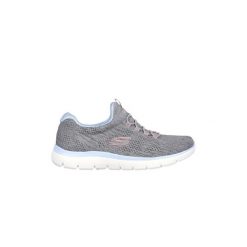 Buty damskie SKECHERS Summits Fun Flare. Szare obuwie trekkingowe damskie Skechers, bez zapięcia. Za 229.99 zł.