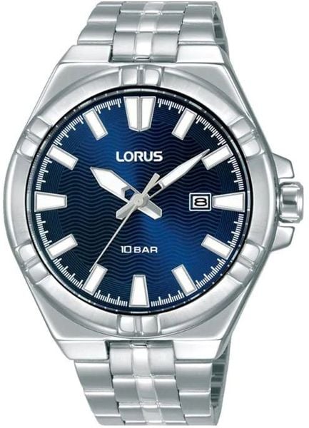 Zegarek Lorus męski RH973RX9 stalowy wodoszczelny . Szare zegarki męskie Lorus, bez wzorów, ze stali. Za 279.00 zł.