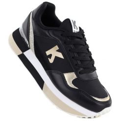 Skórzane półbuty damskie sportowe czarne Kobbo 100102. Czarne półbuty damskie Kobbo, bez wzorów, ze skóry, sportowe, bez obcasa, bez zapięcia. Za 219.99 zł.