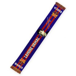 FC Barcelona 25-26, oficjalny szalik - podpisany, Lamine Yamal. Czerwone szaliki damskie FC BARCELONA, bez wzorów. W wyprzedaży za 106.53 zł.