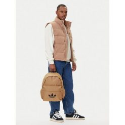 Plecak adidas. Brązowe plecaki męskie Adidas, bez wzorów, sportowe. Za 99.99 zł.