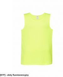 JHK - T-shirt sportowy złoty fluorescencyjny M. Żółte koszulki sportowe męskie JHK, m, bez wzorów, bez ramiączek. Za 14.78 zł.