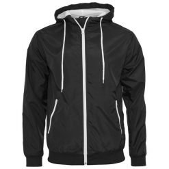 Kurtka Windrunner Dla Dorosłych Unisex. Zielone kurtki męskie BUILD YOUR BRAND, xl, bez wzorów, sportowe, bez kaptura. Za 184.99 zł.