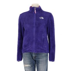 Second life - Kurtka polarowa TNF Osito dla kobiet - Stan bardzo dobry. Niebieskie kurtki sportowe damskie The North Face, s, bez wzorów, z materiału, bez ramiączek, bez kaptura, trekkingowe. Za 211.46 zł.