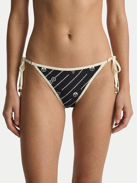 Guess Dół od bikini W6GZ06 K3279 Granatowy. Niebieskie bikini Guess, xs, z aplikacjami, z syntetyku. Za 119.99 zł.