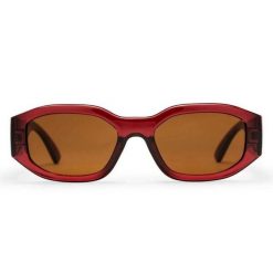 Okulary CHPO Brooklyn Red. Czerwone okulary przeciwsłoneczne damskie CHPO BRAND. Za 177.62 zł.