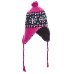 Czapka zimowa ASPEN uszatka różowa CHIEMSEE CH-001-PI. Czerwone czapki damskie na zimę, bez wzorów. Za 14.99 zł.