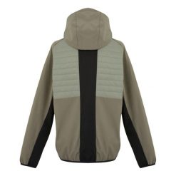 Kurtka puchowa Regatta Pro Hybrid II. Szare kurtki męskie Regatta, bez wzorów, z puchu, bez kaptura, trekkingowe. W wyprzedaży za 139.99 zł.