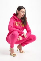 Bluza dresowa damska VERSACE JEANS COUTURE. Bluzy damskie Versace Jeans Couture, s, bez wzorów, z dresówki, bez ramiączek, bez kaptura. W wyprzedaży za 683.17 zł.