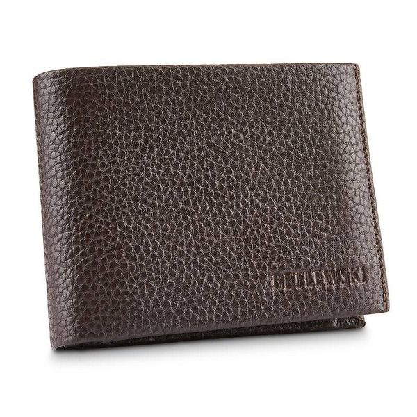 Portfel męski BETLEWSKI BPM-CF-61 c. brązowy. Brązowe portfele męskie Betlewski, bez wzorów, ze skóry. Za 129.99 zł.