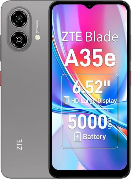 Smartfon ZTE Blade A35e silvery gray. Szare smartfony ZTE. Za 368.99 zł.