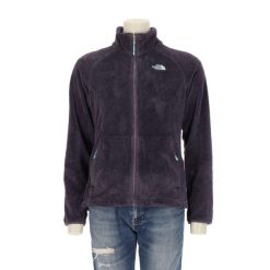 Damska fioletowa kurtka polarowa Osito TNF. Fioletowe kurtki sportowe damskie The North Face, l, bez wzorów, z materiału, bez ramiączek, bez kaptura, trekkingowe. Za 212.96 zł.