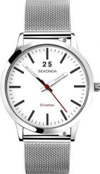 Zegarek Sekonda Zegarek męski Sekonda 1940 srebrny. Szare zegarki męskie Sekonda, bez wzorów, srebrne. Za 422.00 zł.
