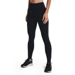 Legginsy fitness damskie Under Armour Motion. Czarne legginsy damskie Under Armour, bez wzorów. Za 159.99 zł.