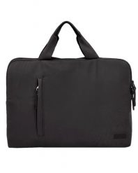 Torba na laptopa WINGS SOLENNE 15,6 cala BLACK. Czarne torby na laptopa damskie Wings, bez wzorów, z materiału. Za 79.90 zł.