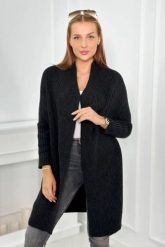 Sweter z rękawami typu nietoperz grafitowy. Szare swetry nierozpinane damskie KESI, l, bez wzorów, z wełny, bez kołnierzyka, plus size, bez ramiączek. Za 178.78 zł.