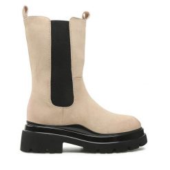 Botki Jenny Fairy. Brązowe botki damskie Jenny Fairy, bez wzorów, bez obcasa, na płaskiej podeszwie, bez zapięcia. Za 149.99 zł.