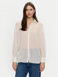 Brave Soul Koszula LSH-272DOBBIECRE Écru Regular Fit. Koszule damskie Brave Soul, xl, bez wzorów, z syntetyku, bez kołnierzyka, bez ramiączek. Za 79.99 zł.
