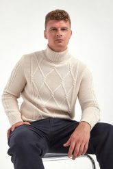 Golf męski z wełną Liono JOOP!. Swetry męskie JOOP!, m, bez wzorów, z wełny, bez kołnierzyka, bez ramiączek. Za 1,049.00 zł.