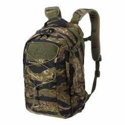 Plecak EDC 21 litrów. Czarne plecaki męskie HELIKON-TEX, z aplikacjami, z weluru. Za 401.99 zł.