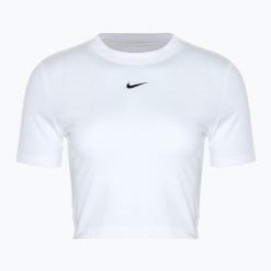 Koszulka damska Nike Sportswear Essential. Białe koszulki sportowe damskie Nike, xl, bez wzorów, bez ramiączek. Za 119.99 zł.