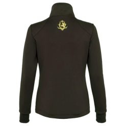 Bluza jeździecka damska EQUESTRIAN QUEEN Arianna 24AW zasuwana. Brązowe bluzy damskie EQUESTRIAN QUEEN, xs, bez wzorów, eleganckie, bez ramiączek, bez kaptura. Za 268.99 zł.