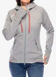 Bluza rozpinana damska Ocun Hoodie Zipper. Szare bluzy damskie Ocun, s, bez wzorów, z bawełny, klasyczne, bez ramiączek, z kapturem. Za 437.65 zł.
