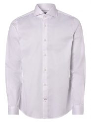 JOOP! Koszula Mężczyźni Slim Fit Bawełna biały kołnierzyk włoski, 42. Białe koszule męskie JOOP!, m, bez wzorów, z bawełny, biznesowe, bez kołnierzyka, bez ramiączek. Za 379.95 zł.