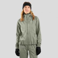 Kurtka przeciwwiatrowa Odlo Jacket ZEROWEIGHT WINDPROOF X WARM. Brązowe kurtki sportowe damskie ODLO, l, bez wzorów, z elastanu, bez ramiączek, z kapturem, do biegania. Za 899.99 zł.