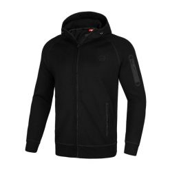 Bluza sportowa męska Pitbull West Coast Hermes Hooded Zip. Czarne bluzy sportowe męskie PITBULL, m, bez wzorów, z kapturem. Za 299.00 zł.