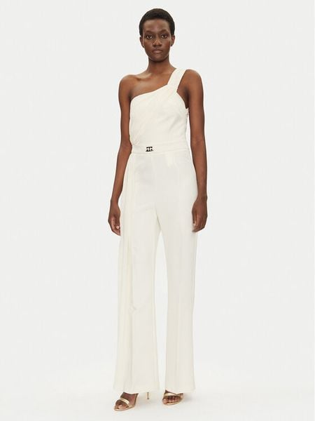 Gaudi Kombinezon 511FD15035 Écru Regular Fit. Sukienki damskie Gaudi, bez wzorów, z syntetyku, bez kołnierzyka, bez ramiączek. Za 589.99 zł.